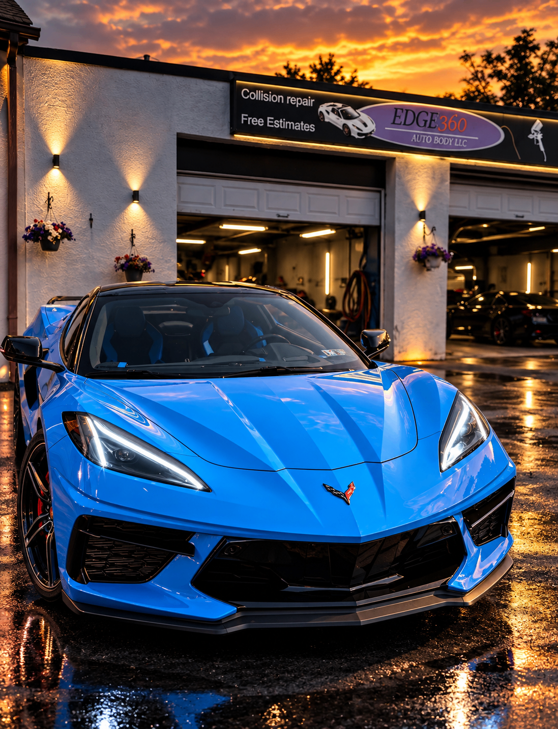 Detailed vehicle ready for pickup